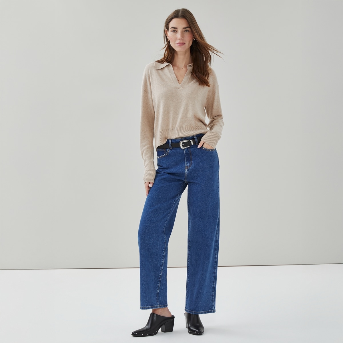 Joe Fresh Cotton Cashmere Collared Sweater 1 ea, $35.00/1ea