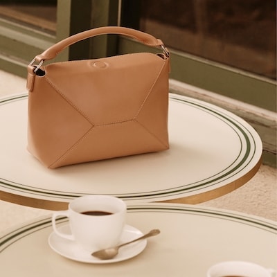 Quadrant Small Shoulder Bag - Brown