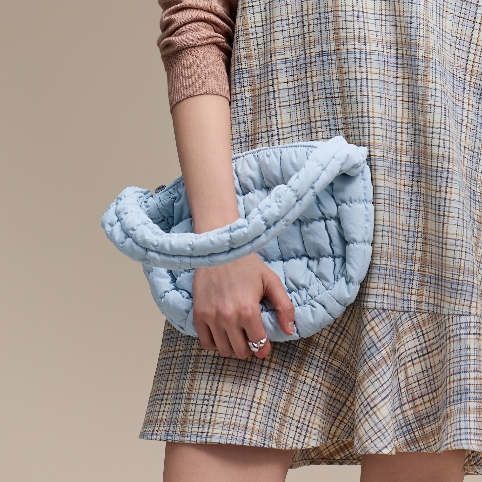 Quilted Puffer Shoulder Bag