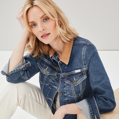 Levi Strauss Signature™ Gold Trucker Jacket - Dark Wash