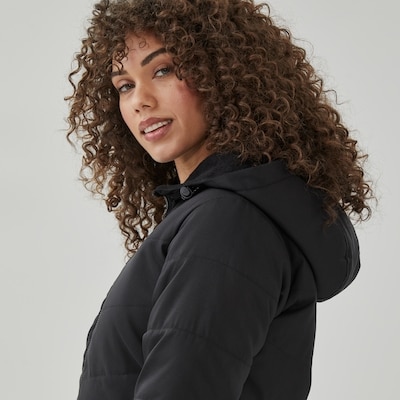 Matix Fleece Lined Puffer Jacket - Black
