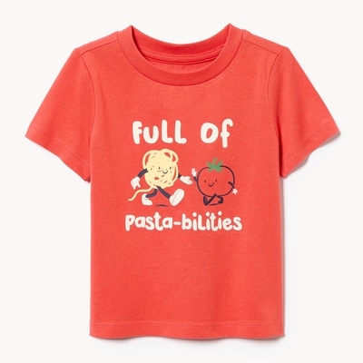 T-shirt imprimé pour bébés - Corail