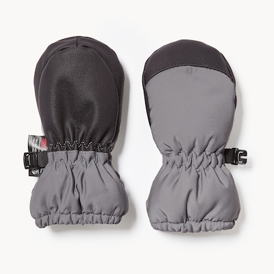 Baby Boys' Reflective Long Mittens - Silver