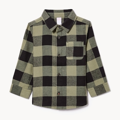 Joe Fresh Baby Boys' Plaid Button-Up Shirt 1 ea, $16.00/1ea