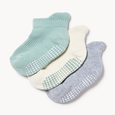 Baby Boys' 3-Pack Low-Cut Socks - Multi