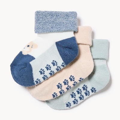 Joe Fresh Ens. 3 paires de chaussettes tube, bébés garçons 1 ea, 6,00 $/1ch