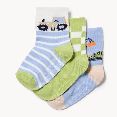 Joe Fresh Ens. 3 paires de chaussettes tube, bébés garçons 1 ea, 6,00 $/1ch