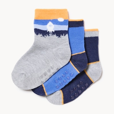 Joe Fresh Ens. 3 paires de chaussettes tube, bébés garçons 1 ea, 6,00 $/1ch