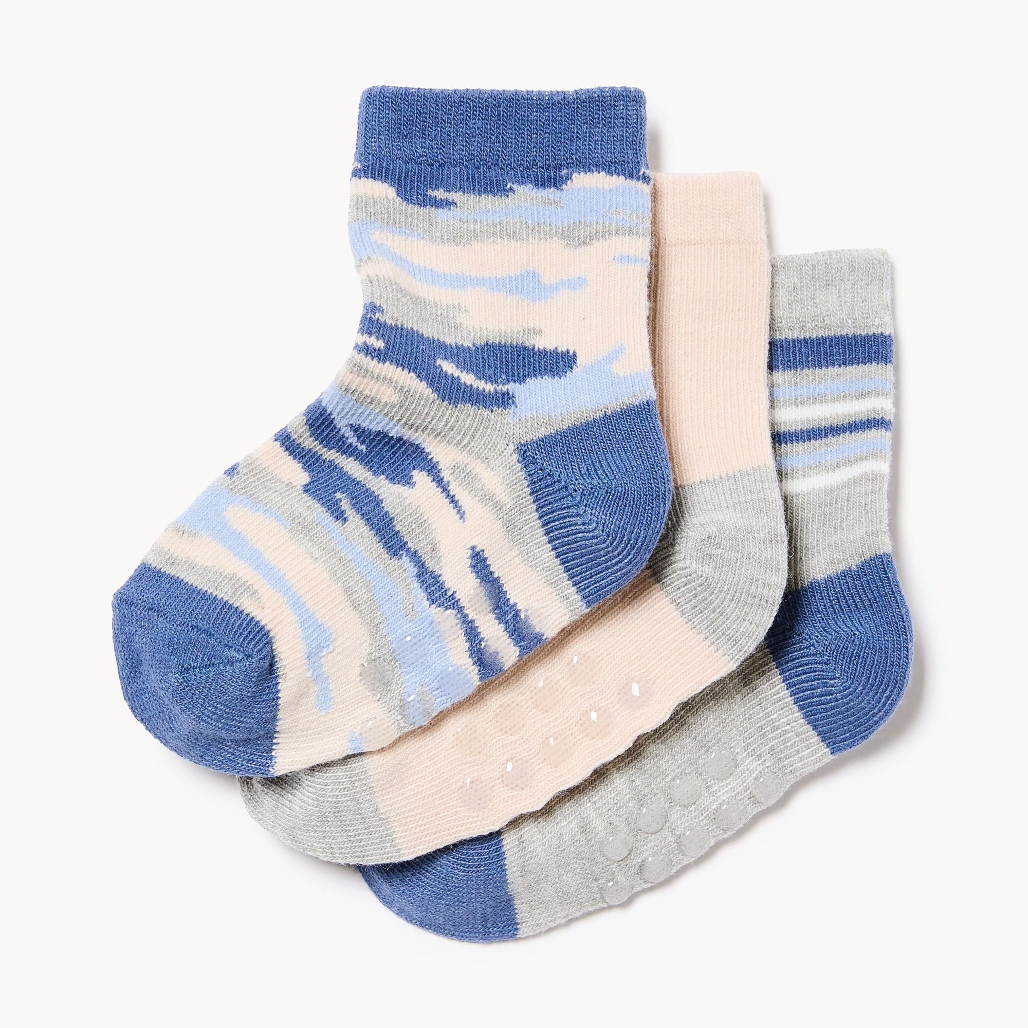 Ens. 3 paires de chaussettes tube, bébés garçons