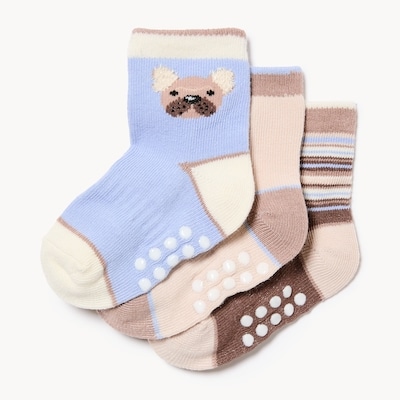 Joe Fresh Ens. 3 paires de chaussettes tube, bébés garçons 1 ea, 6,00 $/1ch