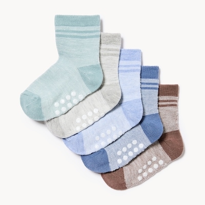 Baby Boys' 5-Pack Crew Socks - Multi