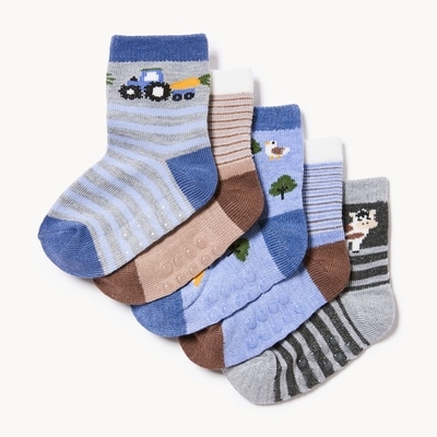 Joe Fresh Ens. 5 paires de chaussettes tube, bébés garçons 1 ea, 8,00 $/1ch