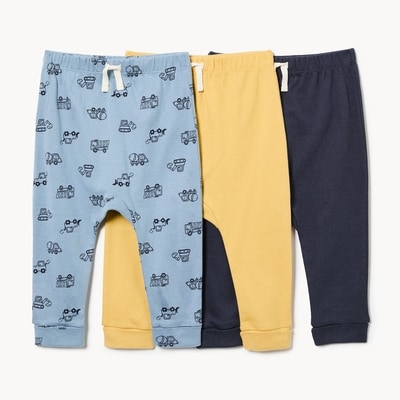 Baby Boys' 3-Pack Harem Pant - Yellow
