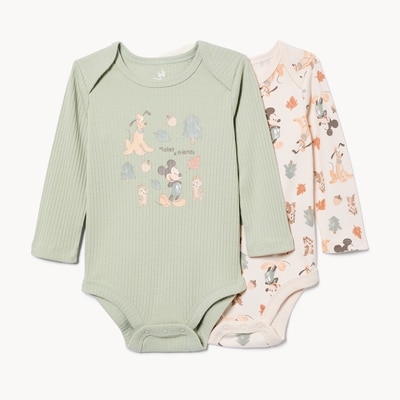 Joe Fresh Ens. 2 cache-couches Mickey Mouse Disney, bébés 1 ea, 19,00 $/1ch
