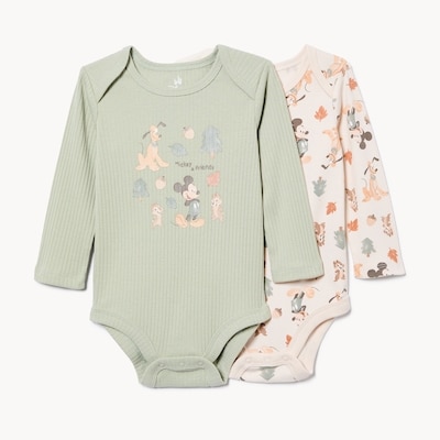 Joe Fresh Ens. 2 cache-couches Mickey Mouse Disney, bébés 1 ea, 19,00 $/1ch