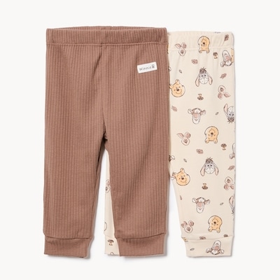 Baby Boys' Disney Winnie-the-Pooh 2-Pack Jogger - Brown