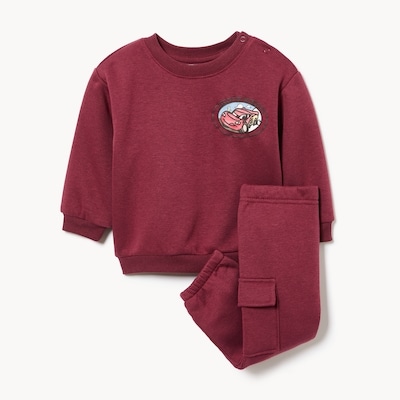 Baby Boys' Disney Cars Fleece Set - Burgundy