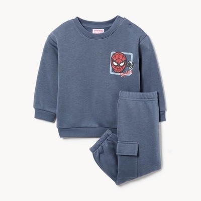Baby Boys' Marvel Spider-Man Fleece Set - Dusty Blue