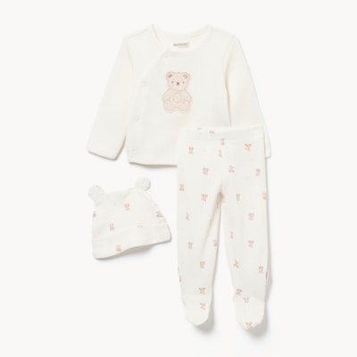 Baby Boys' Huggies Set - White