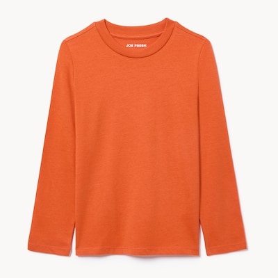 Haut à manches longues pour enfants - Orange