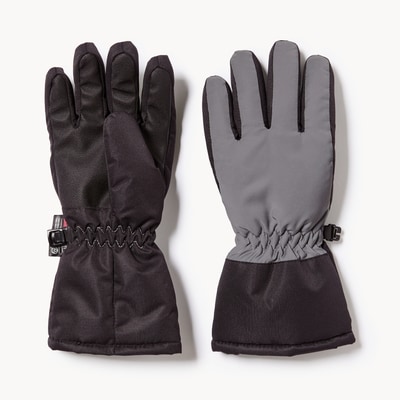 Kid Boys' Reflective Ski Gloves - Silver