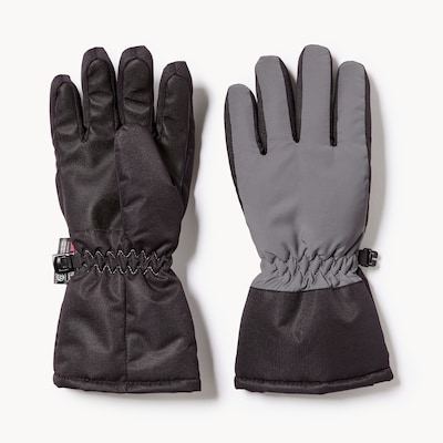 Kid Boys' Reflective Ski Gloves - Silver