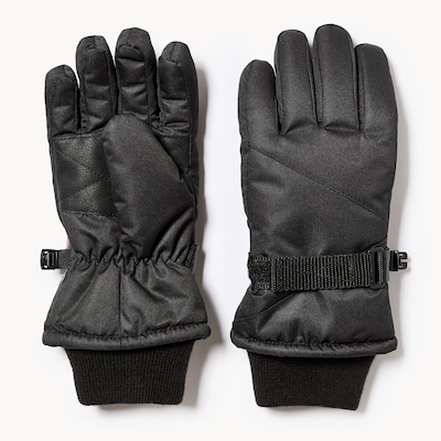 Kid Boys' Snow Gloves - Black