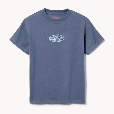 T-shirt ample pour préadolescents - Rétro Foncé