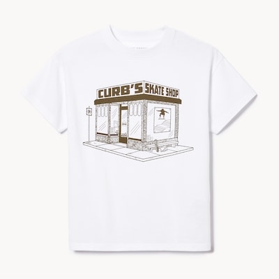 Tween Boys' Oversized T-Shirt - Bright White