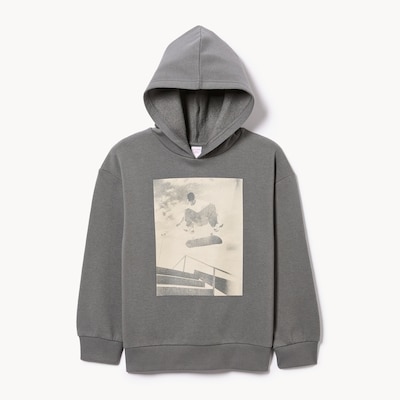 Tween Boys' Oversized Hoodie - Ash Grey