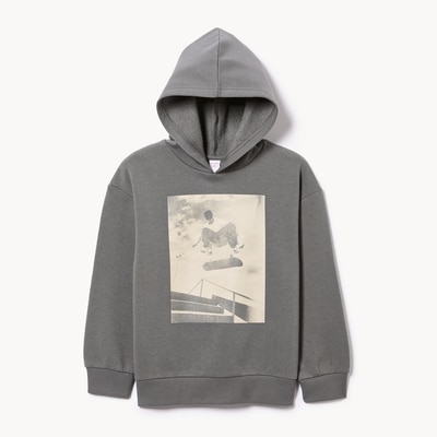 Tween Boys' Oversized Hoodie - Ash Grey