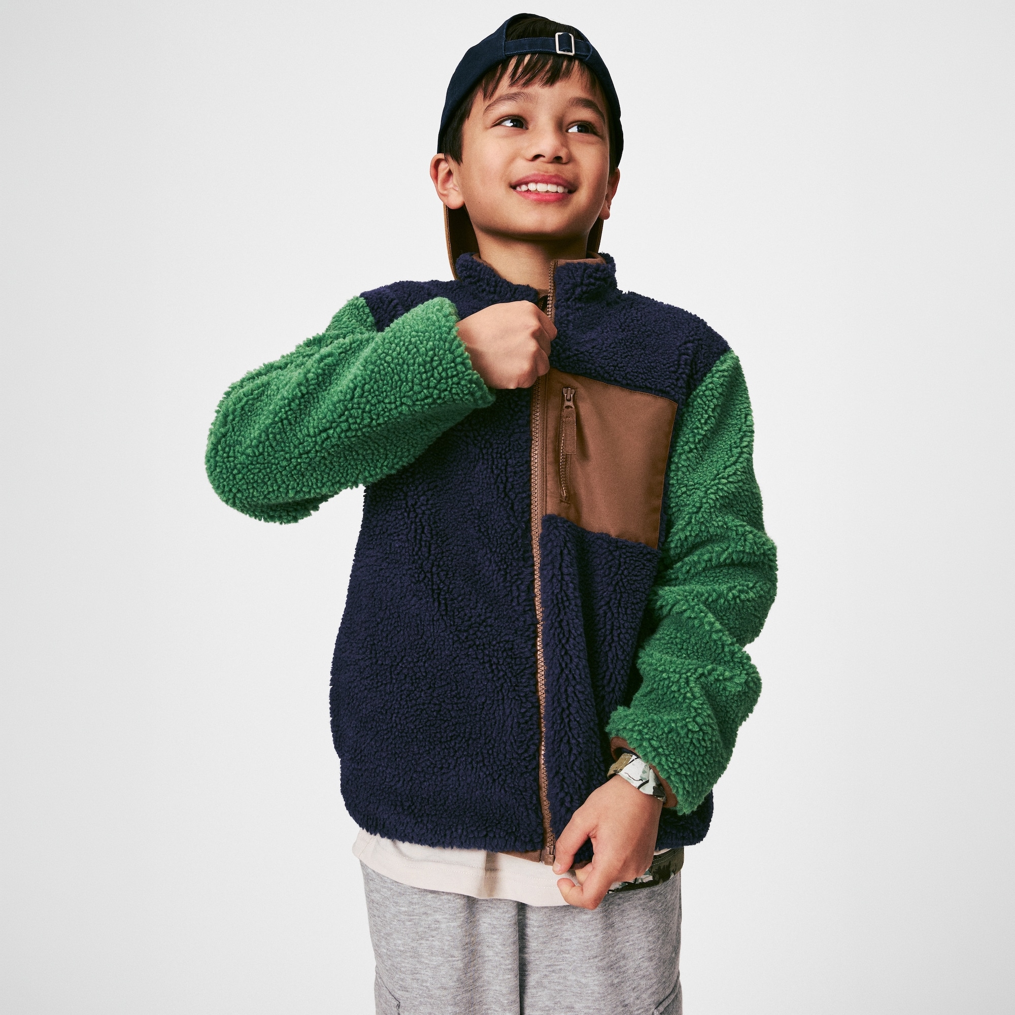 Kid Boys' Teddy Fleece Jacket