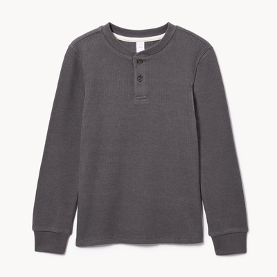 Joe Fresh Haut à col boutonné en tricot gaufré pour garçons 1 ea, 16,00 $/1ch