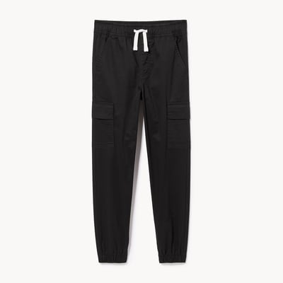 Kid Boys' Woven Cargo Jogger - JF Black