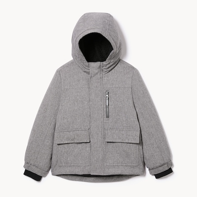 Kid Boys' Hooded Snow Jacket - Charcoal Mix