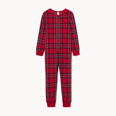 Dormeuse des Fêtes en micromolleton pour garçons - Rouge Foncé