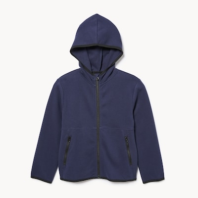 Kid Boys' Active Full-Zip Hoodie - Dark Navy