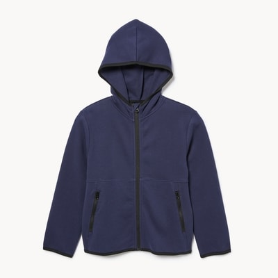 Kid Boys' Active Full-Zip Hoodie - Dark Navy