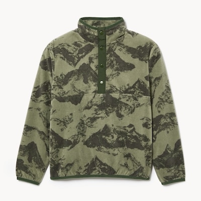Chandail sport en micromolleton pour garçons - Olive