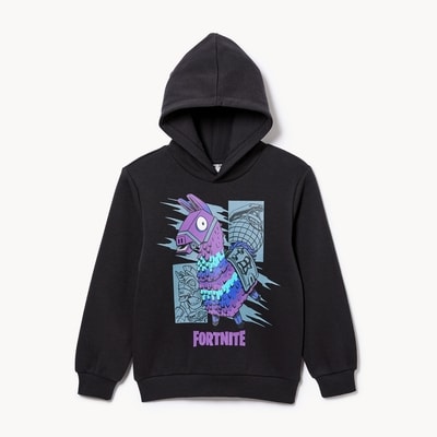 Kid Boys' Fortnite Hoodie - Black