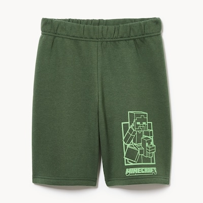 Kid Boys' Minecraft Short - Dark Green