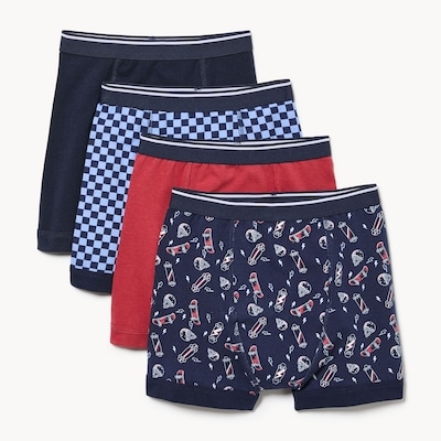 Kid Boys' 4-Pack Boxer Brief - Navy