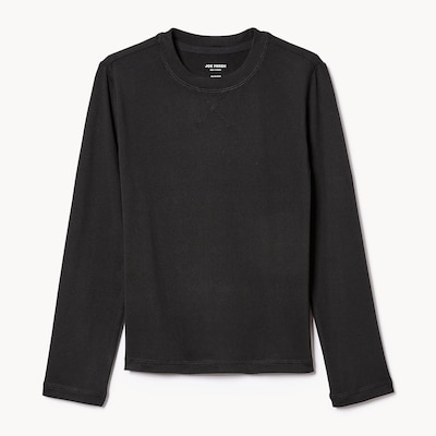 Kid Boys' Thermal Long Sleeve Top - Black