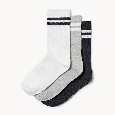 Joe Fresh Ens. de 3 paires de chaussettes tube pour garçons 1 ea, 6,00 $/1ch