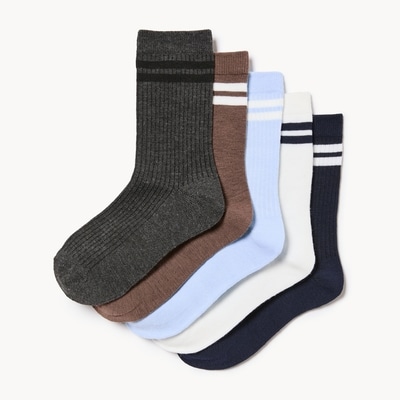 Joe Fresh Kid Boys' 5-Pack Crew Socks 1 ea, $10.00/1ea