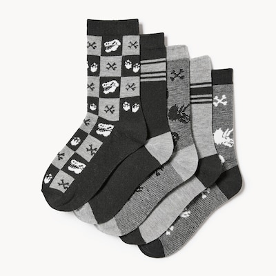 Joe Fresh Ens. de 5 paires de chaussettes tube pour garçons 1 ea, 10,00 $/1ch