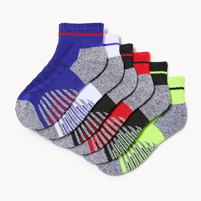 Kid Boys' 6-Pack Ankle Socks - Multi