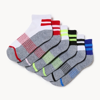 Joe Fresh Ensemble de 6 paires de socquettes pour garçons 1 ea, 12,00 $/1ch
