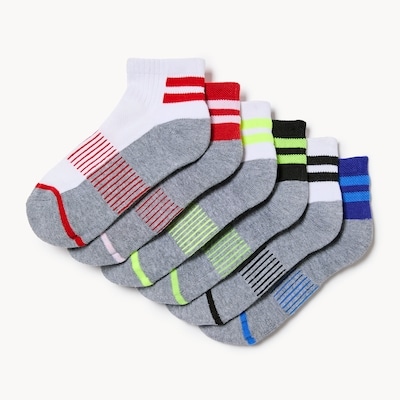Ensemble de 6 paires de socquettes pour garçons - Assorties
