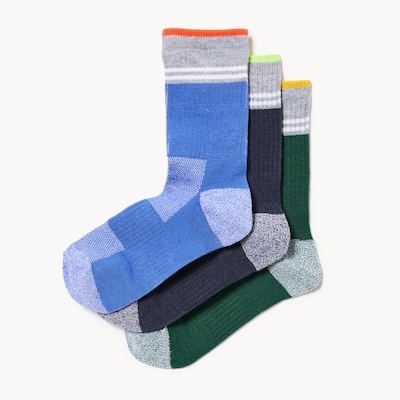 Kid Boys' 3-Pack Crew Socks - Multi